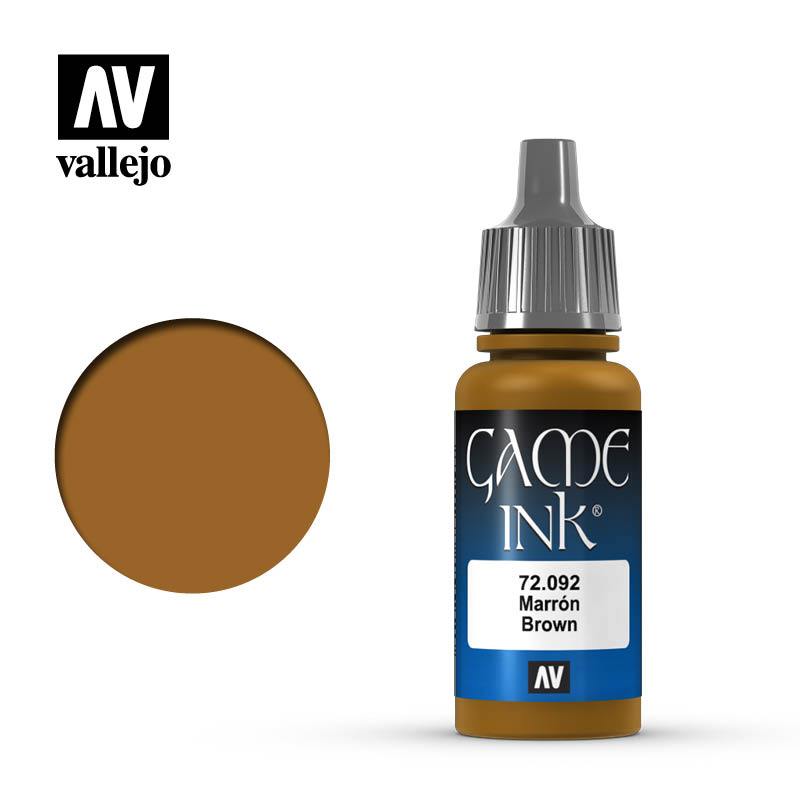 Vallejo Game Colour Ink Brown 17 ml
