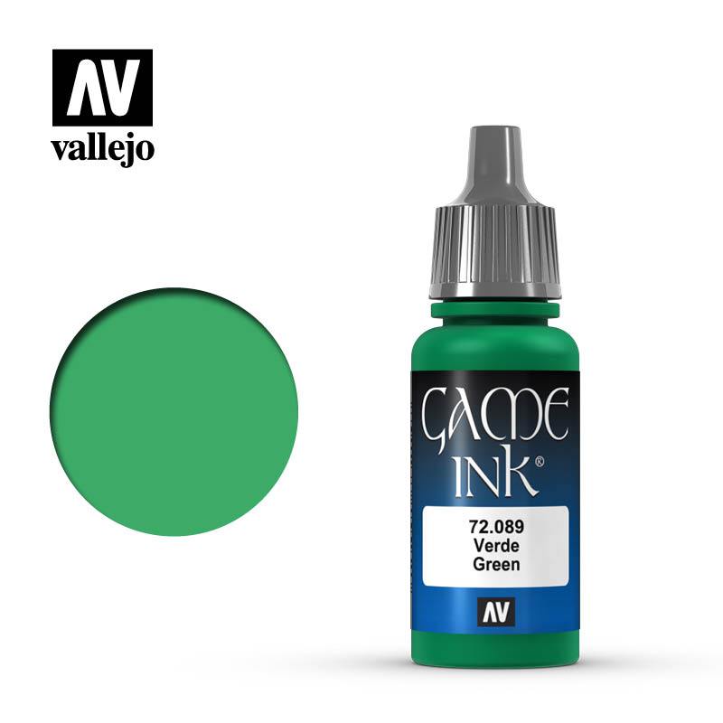 Vallejo Game Colour Ink Green 17 ml
