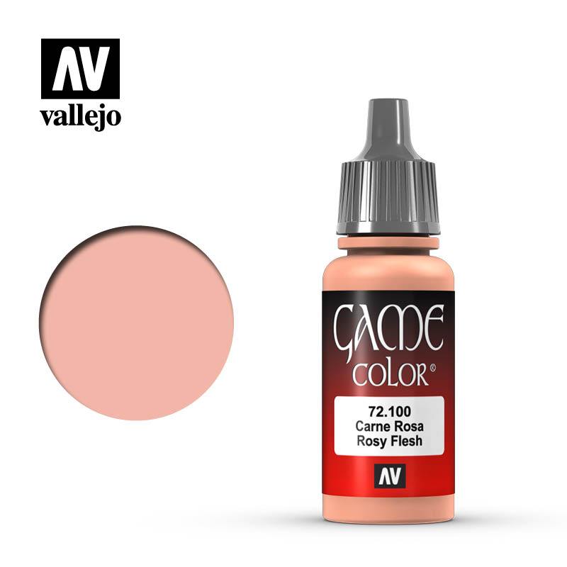 Colore acrilico all'acqua Vallejo Game Air New Rosy Flesh Colore acrilico all'acqua Vallejo Game Air New Rosy Flesh