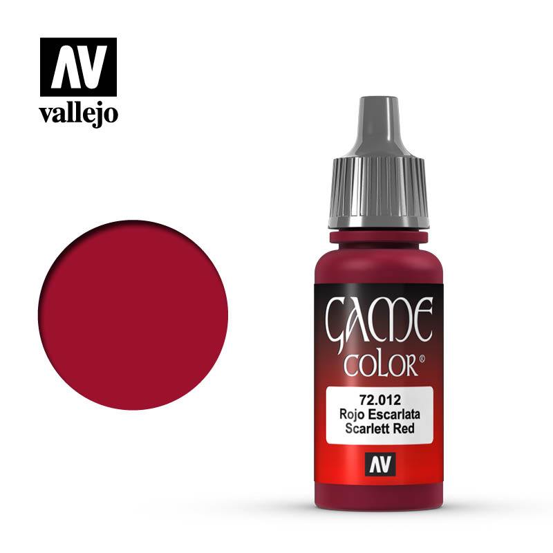 Vallejo Game Colour Scarlet Red 17 ml
