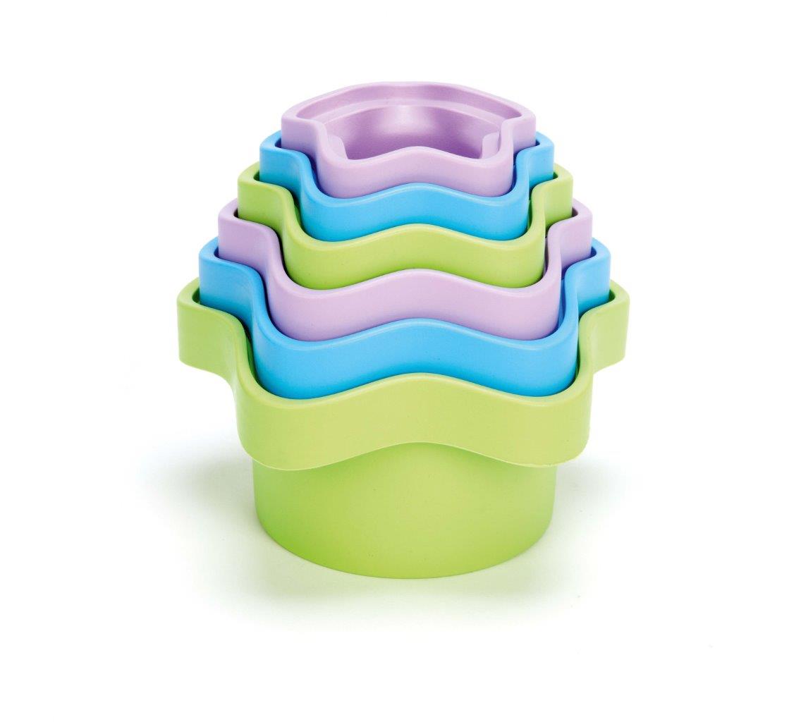 Stacking Cups - Set of 6 (Green Toys)