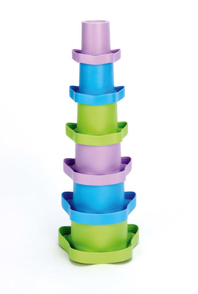 Stacking Cups - Set of 6 (Green Toys)