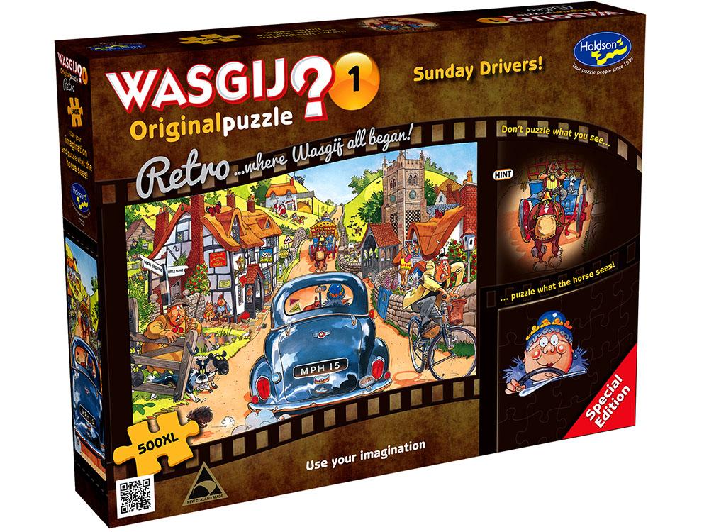 WASGIJ? Original #1 (Retro) - Sunday Drivers! 500pcXL Puzzle