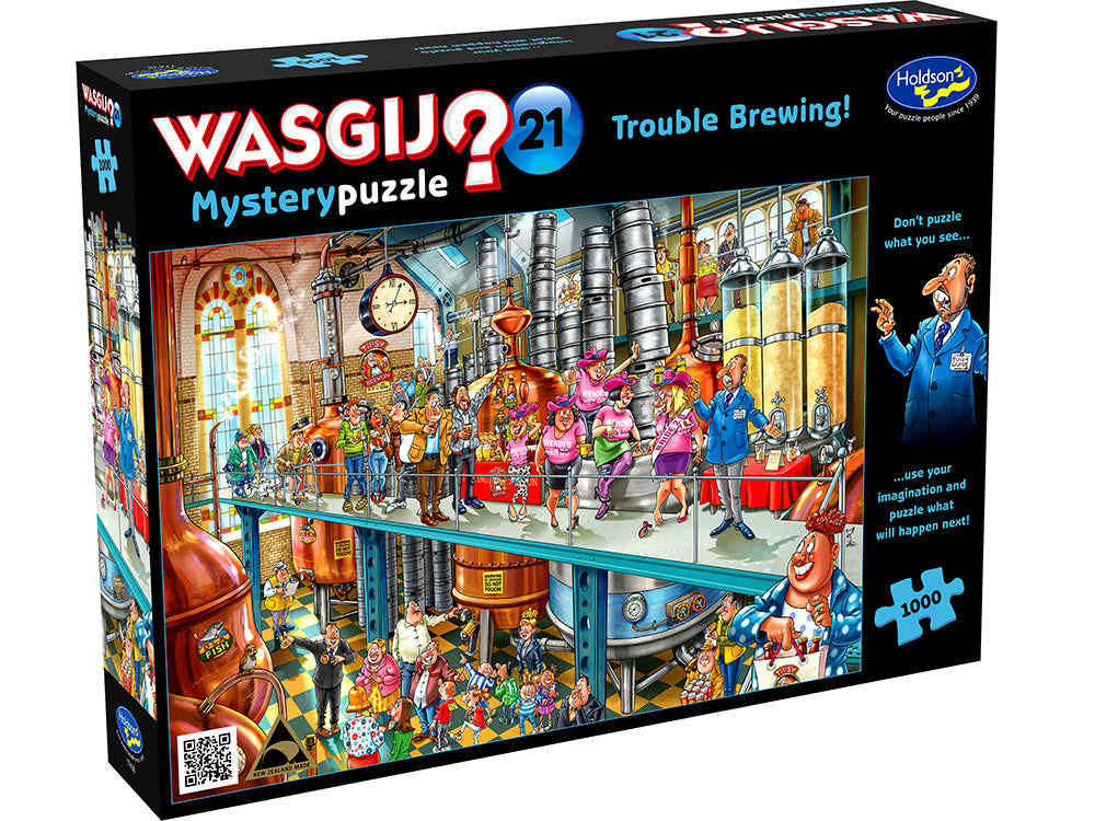 WASGIJ? Mystery #21 - Trouble Brewing! 1000pc Puzzle