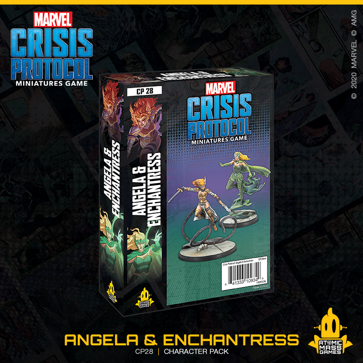 Angela &amp; Enchantress (Marvel Crisis Protocol Miniatures Game)