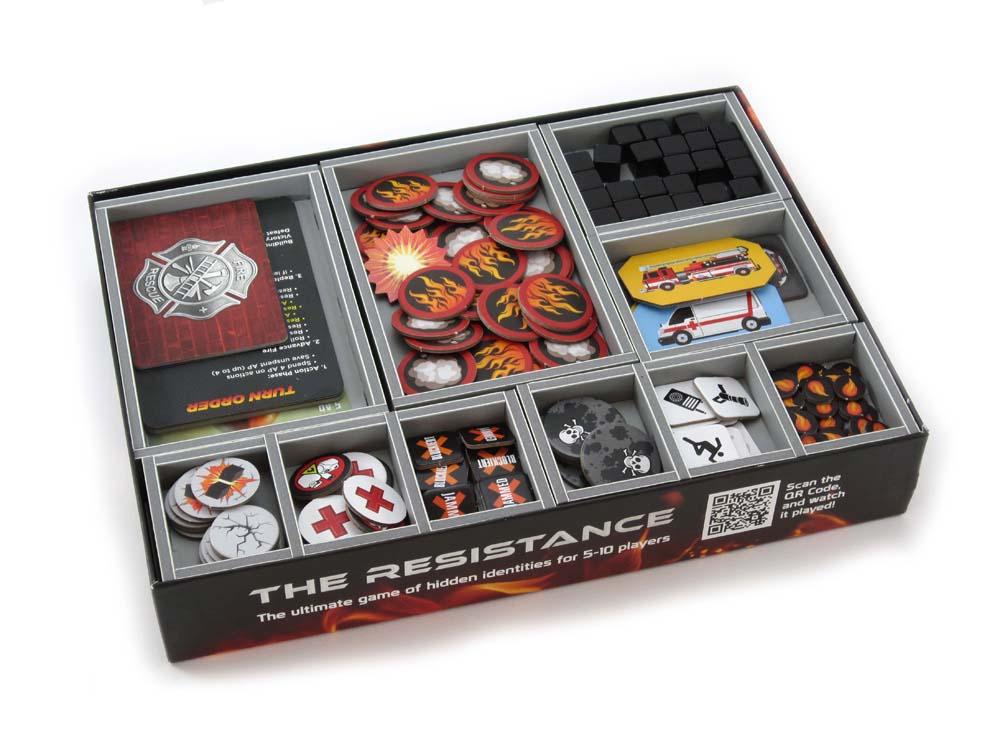 Flash Point Fire Rescue Folded Space Game Inserts