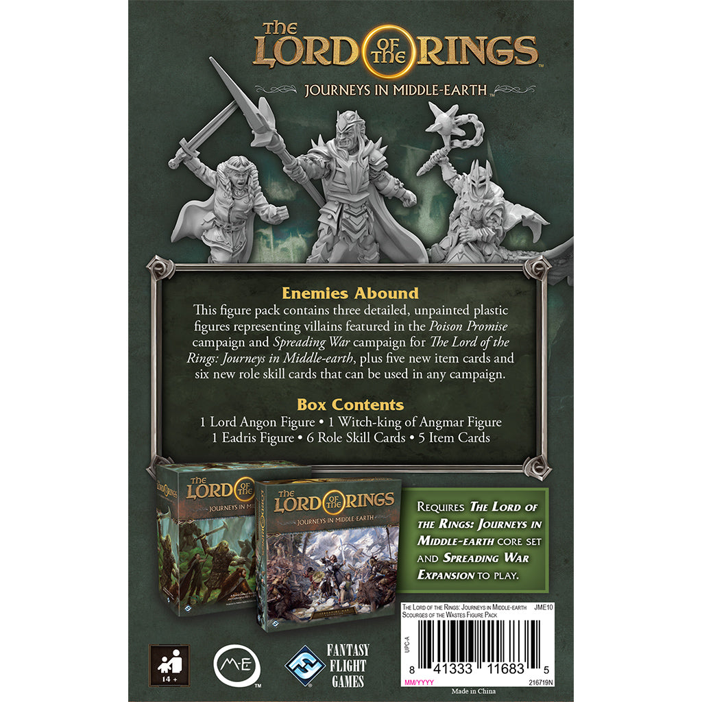 The Lord of the Rings: Journeys In Middle-Earth - Scourges of the Wastes (Figure Pack Expansion)