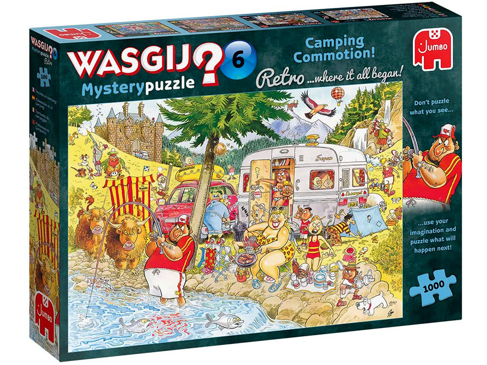 WASGIJ? Mystery #6 (Retro) - Camping Commotion! 1000pc Puzzle