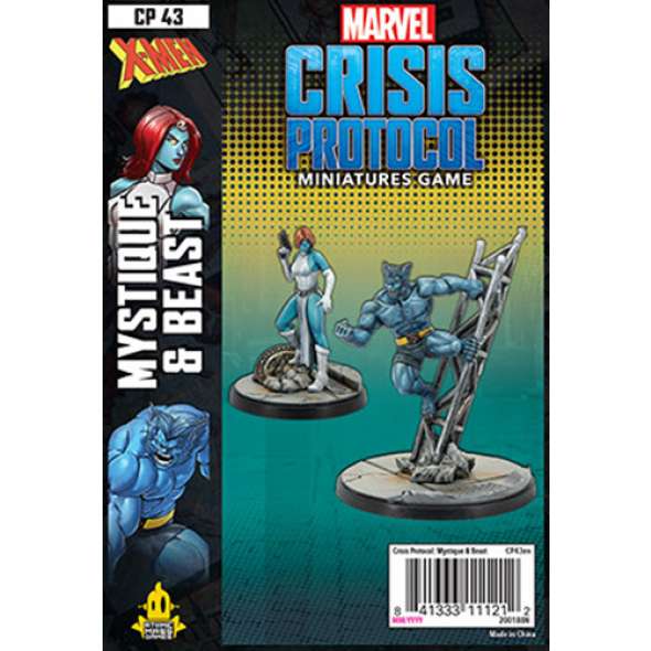 Beast and Mystique (Marvel Crisis Protocol Miniatures Game)