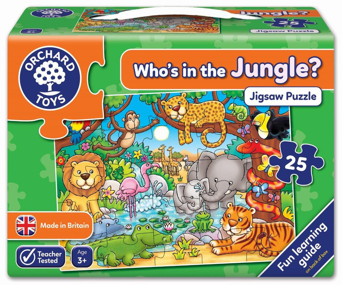 Orchard Jigsaw - Whos in the Jungle? 25pc