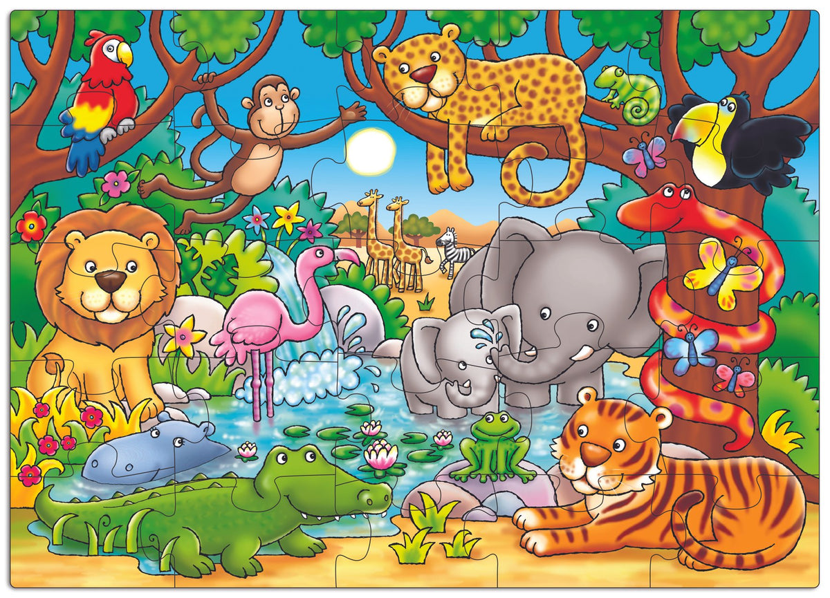 Orchard Jigsaw - Whos in the Jungle? 25pc