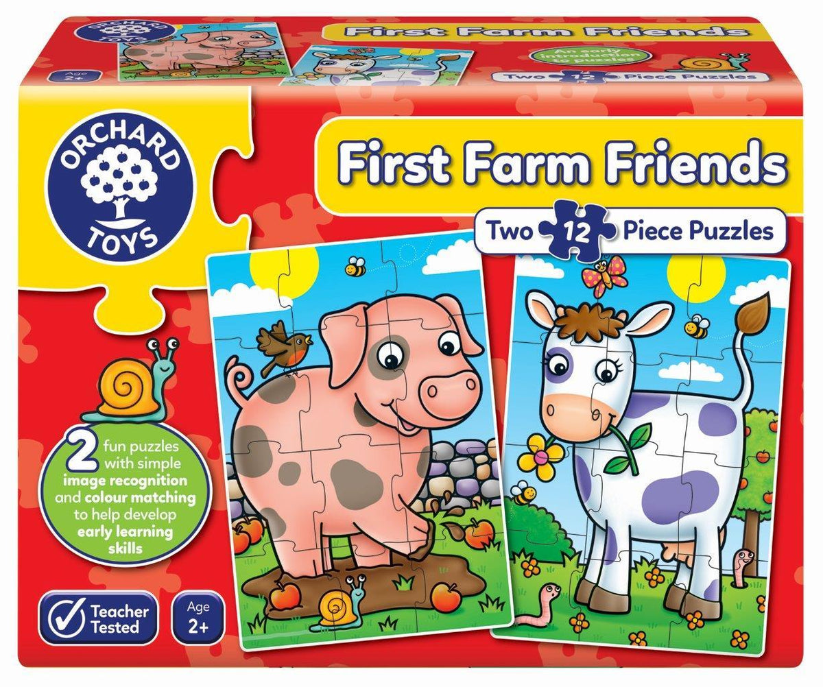 Orchard Jigsaw - First Farm Friends 2 x 12 pc