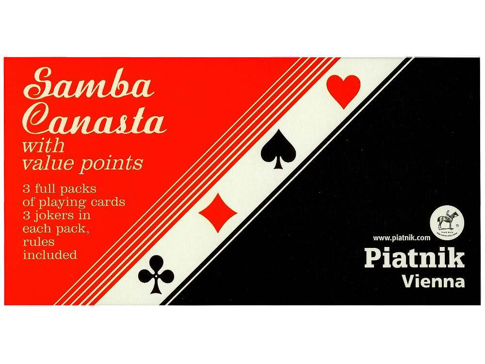 Samba / Canasta / Bolivia - with Value Points [Piatnik]