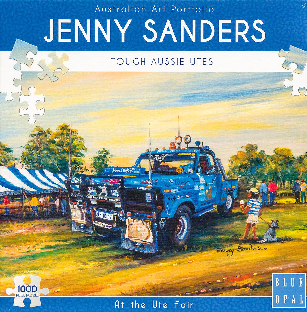 Jenny Sanders: At the Ute Fair 1000pc (Blue Opal Puzzle)