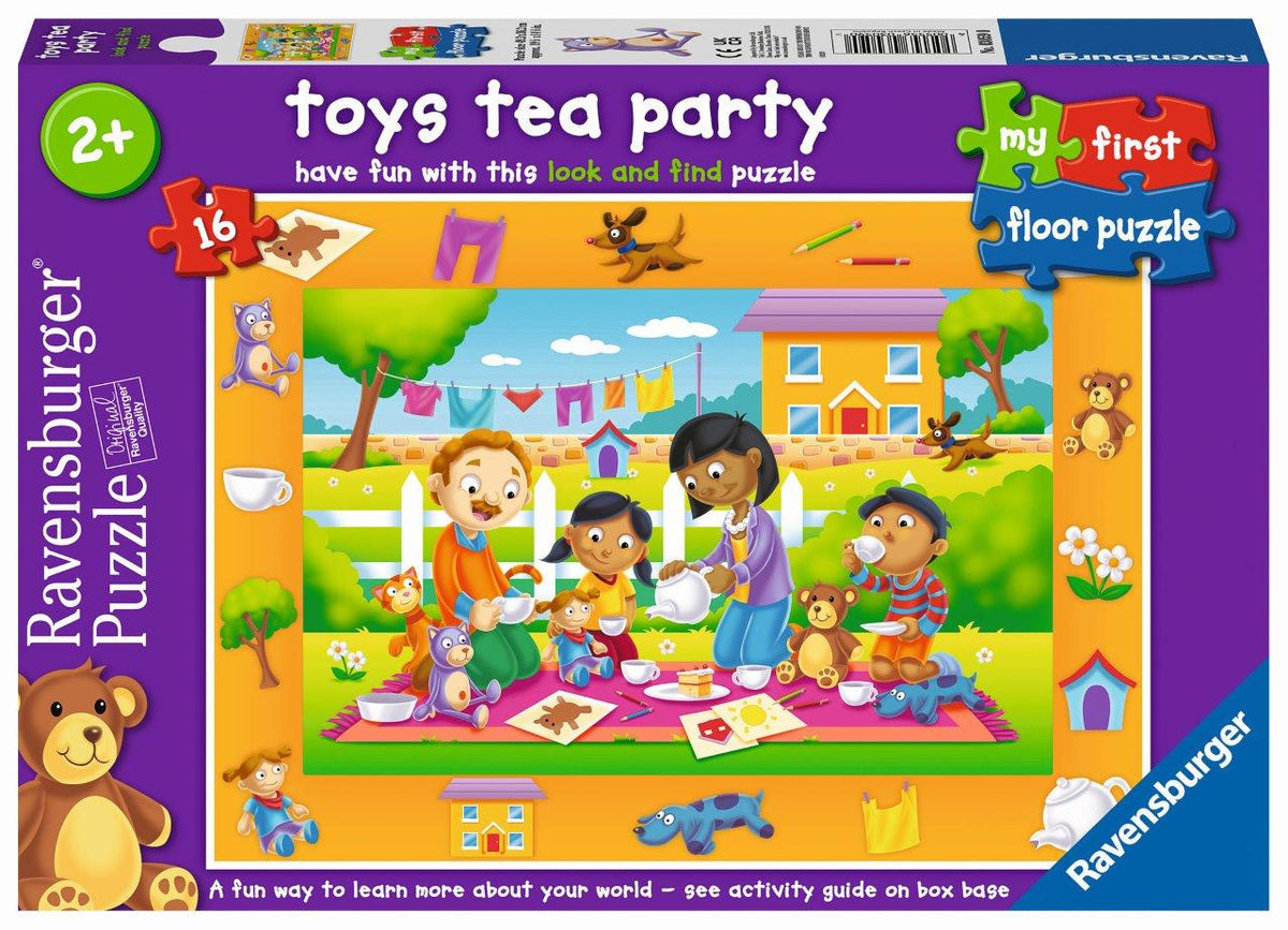 Toys Tea Party - My First Floor Puzzle 16pc (Ravensburger Puzzle)