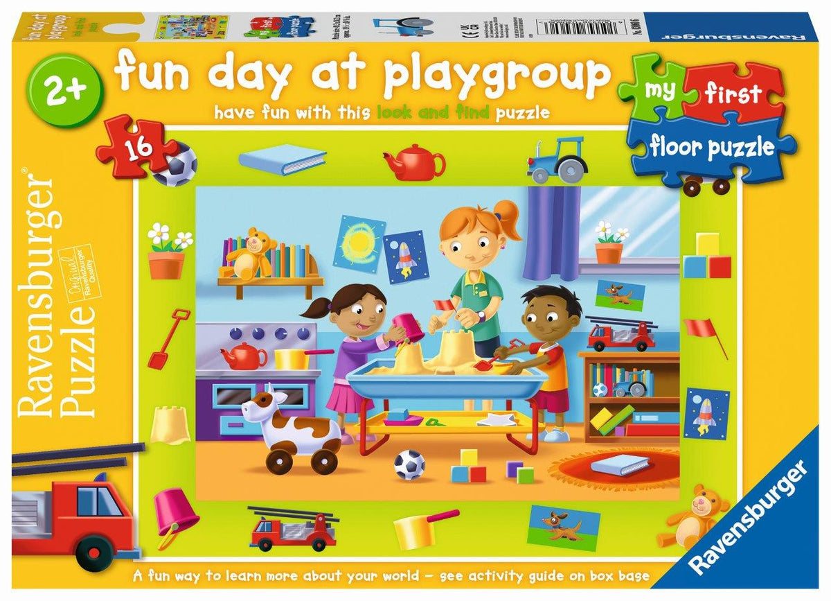 Fun Day at Playgroup - My First Floor Puzzle 16pc (Ravensburger Puzzle)