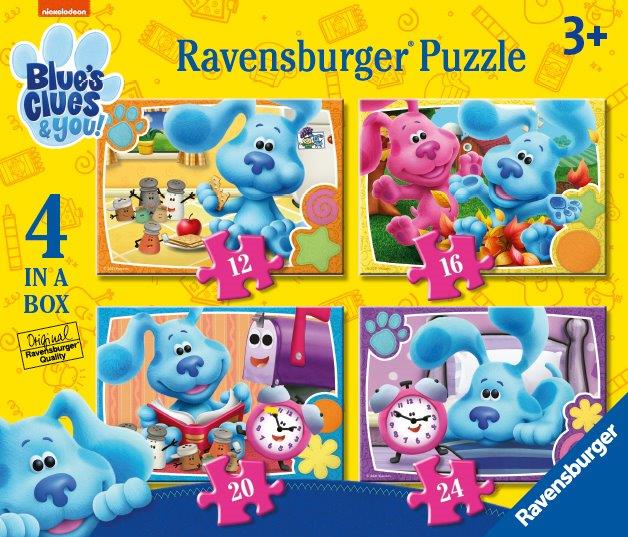 Blues Clues: We Love a Blues Clues Day - 4 in a Box [Ravensburger Puzzle]