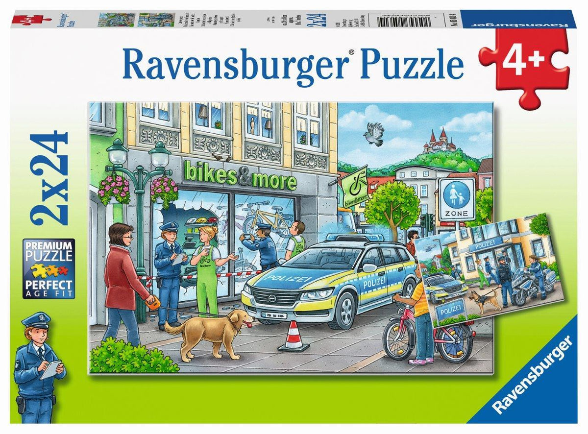 Police At Work! 2X24pc (Ravensburger Puzzle)