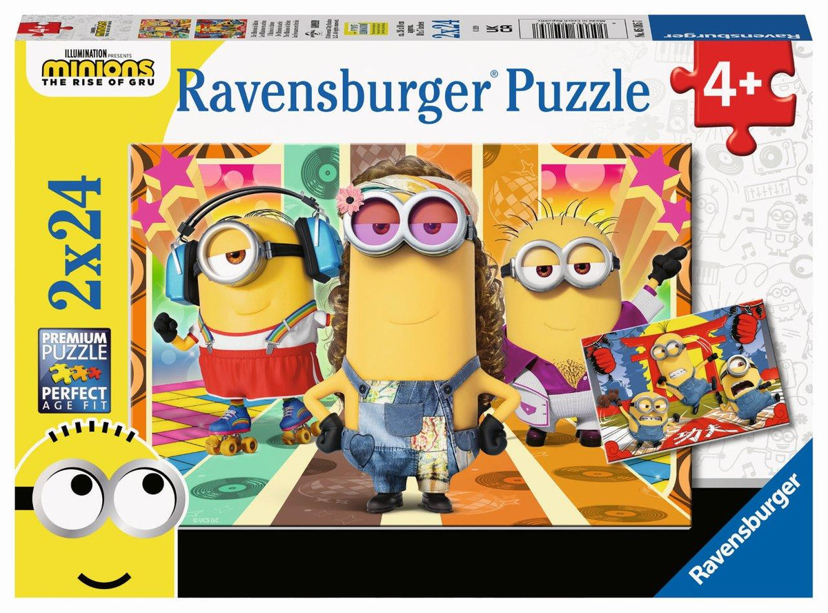 The Minions in Action 2x24pc (Ravensburger Puzzle)