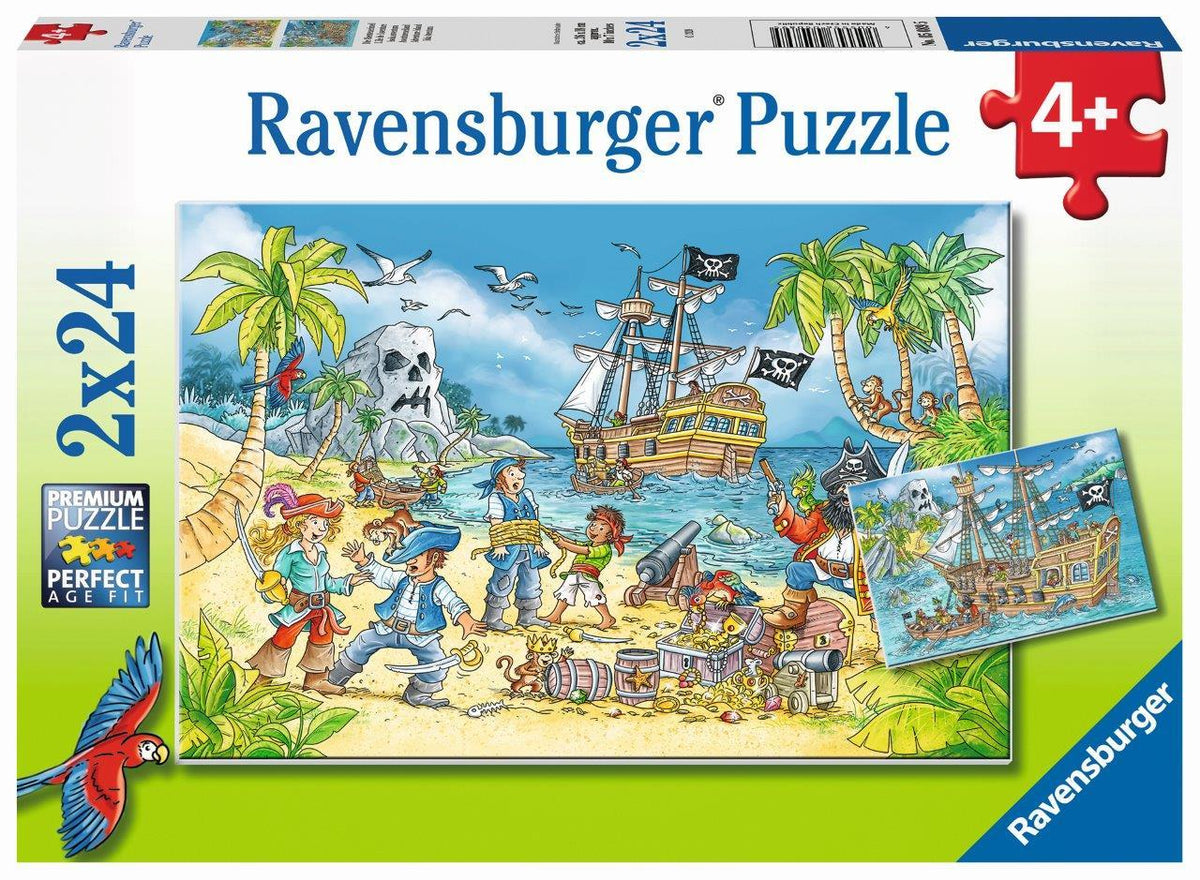 Adventure Island Puzzle 2x24pc (Ravensburger Puzzle)
