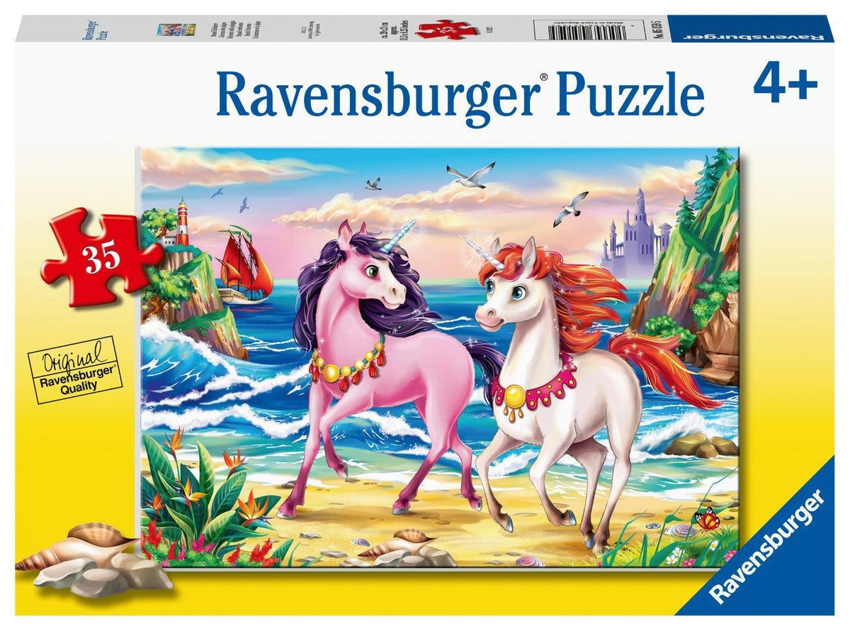 Beach Unicorns Puzzle 35pc (Ravensburger Puzzle)