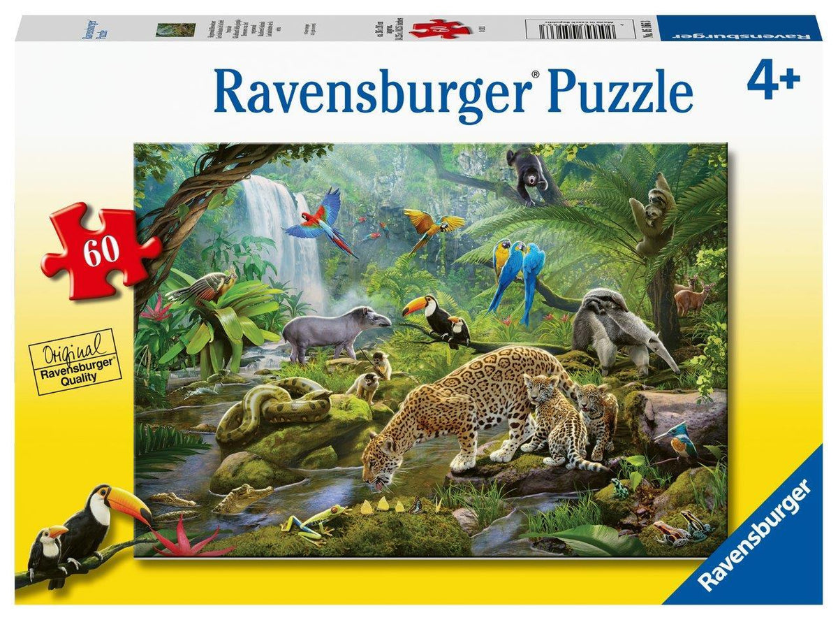 Rainforest Animals Puzzle 60pc (Ravensburger Puzzle)