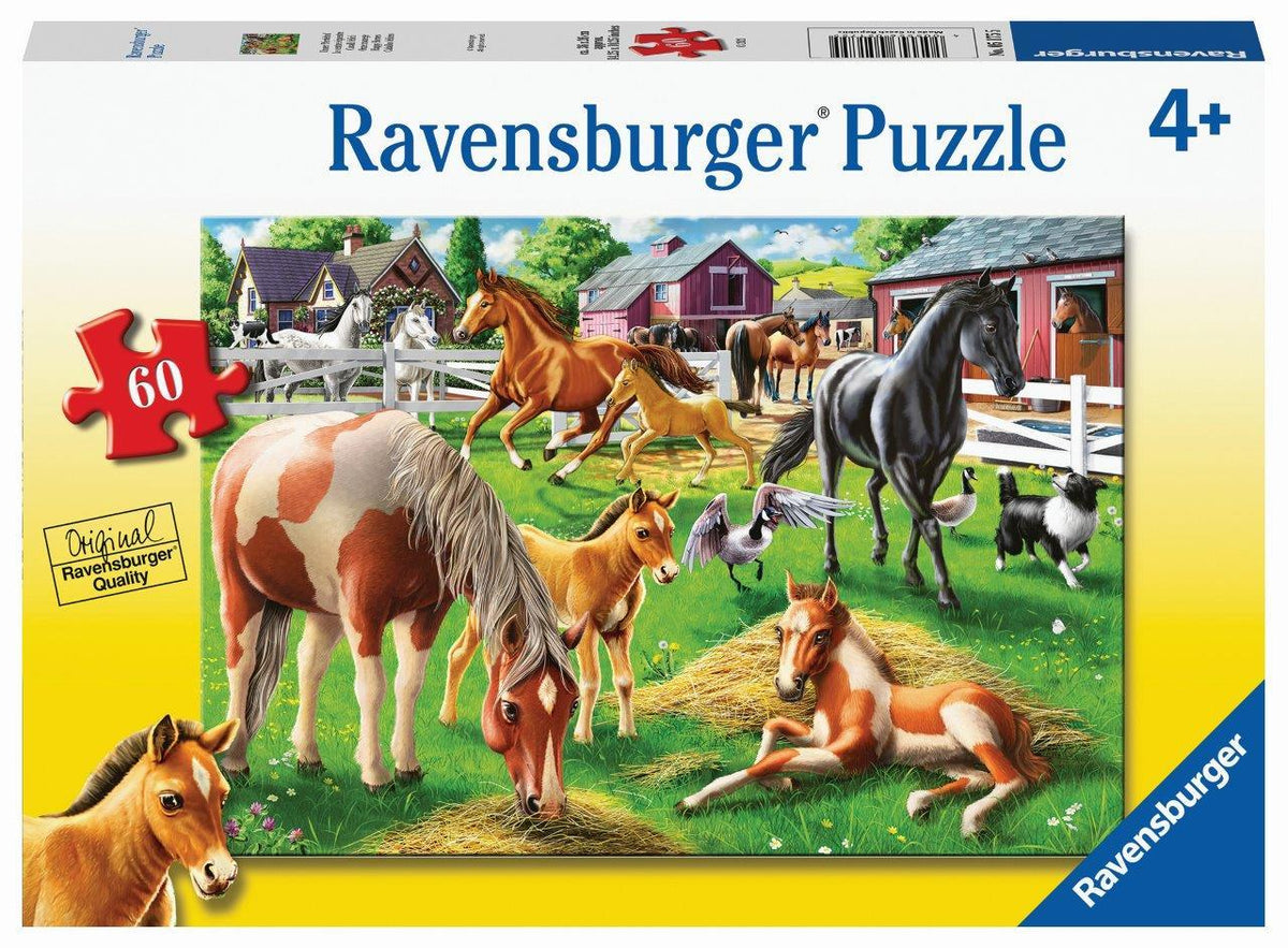 Happy Horses Puzzle 60pc (Ravensburger Puzzle)