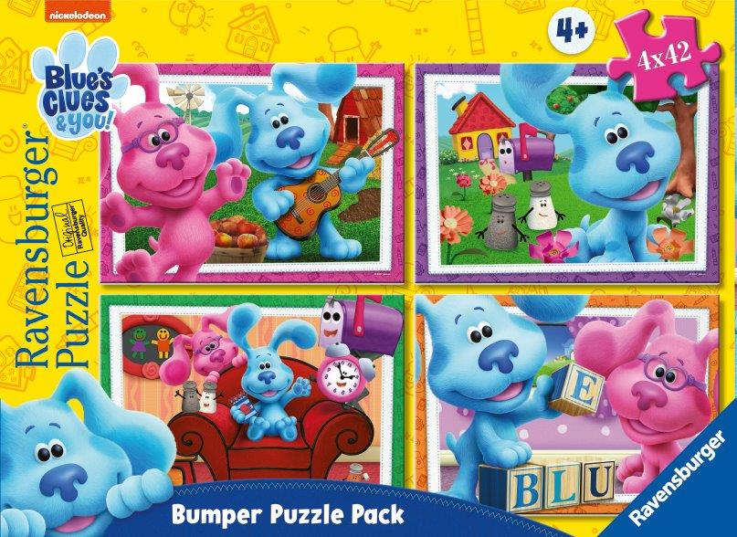 Blues Clues Bumper Pack 4x42pc (Ravensburger Puzzle)