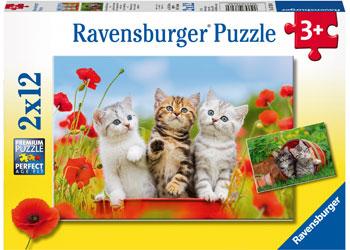 Kitten Adventures Puzzle 2X12pc (Ravensburger Puzzle)