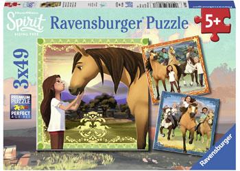 Spirit Adventure On Horses 3X49pc (Ravensburger Puzzle)