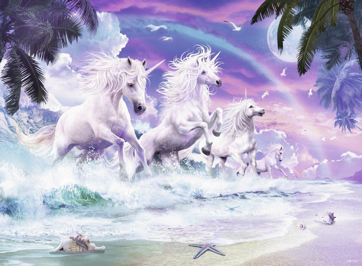 Unicorns On The Beach Puzzle 150pc (Ravensburger Puzzle)