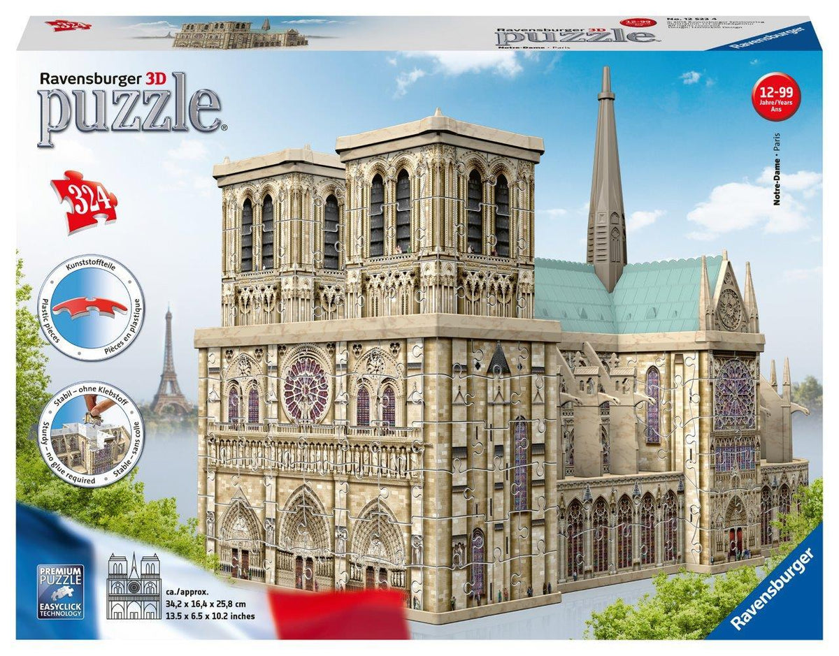 Notre Dame 3D Puzzle 216pc (Ravensburger Puzzle)