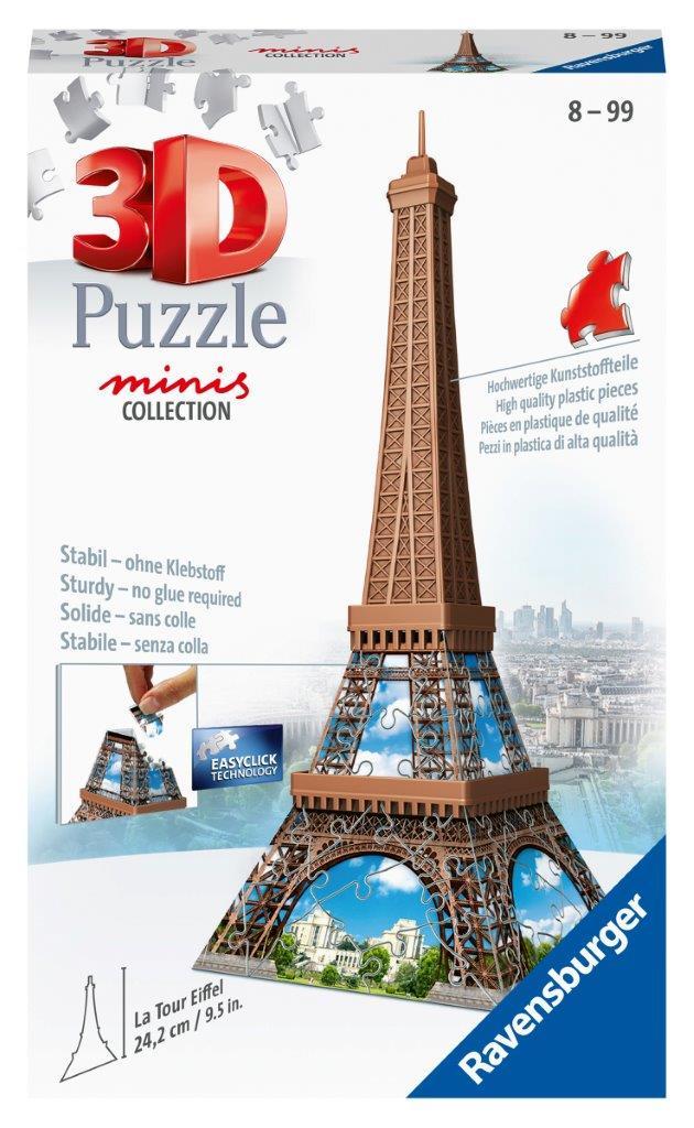 Mini Eiffel Tower 54pc (Ravensburger Puzzle)