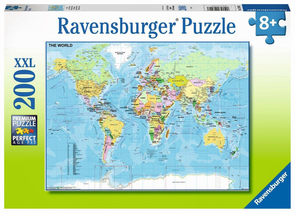 Map Of The World 200pc (Ravensburger Puzzle)