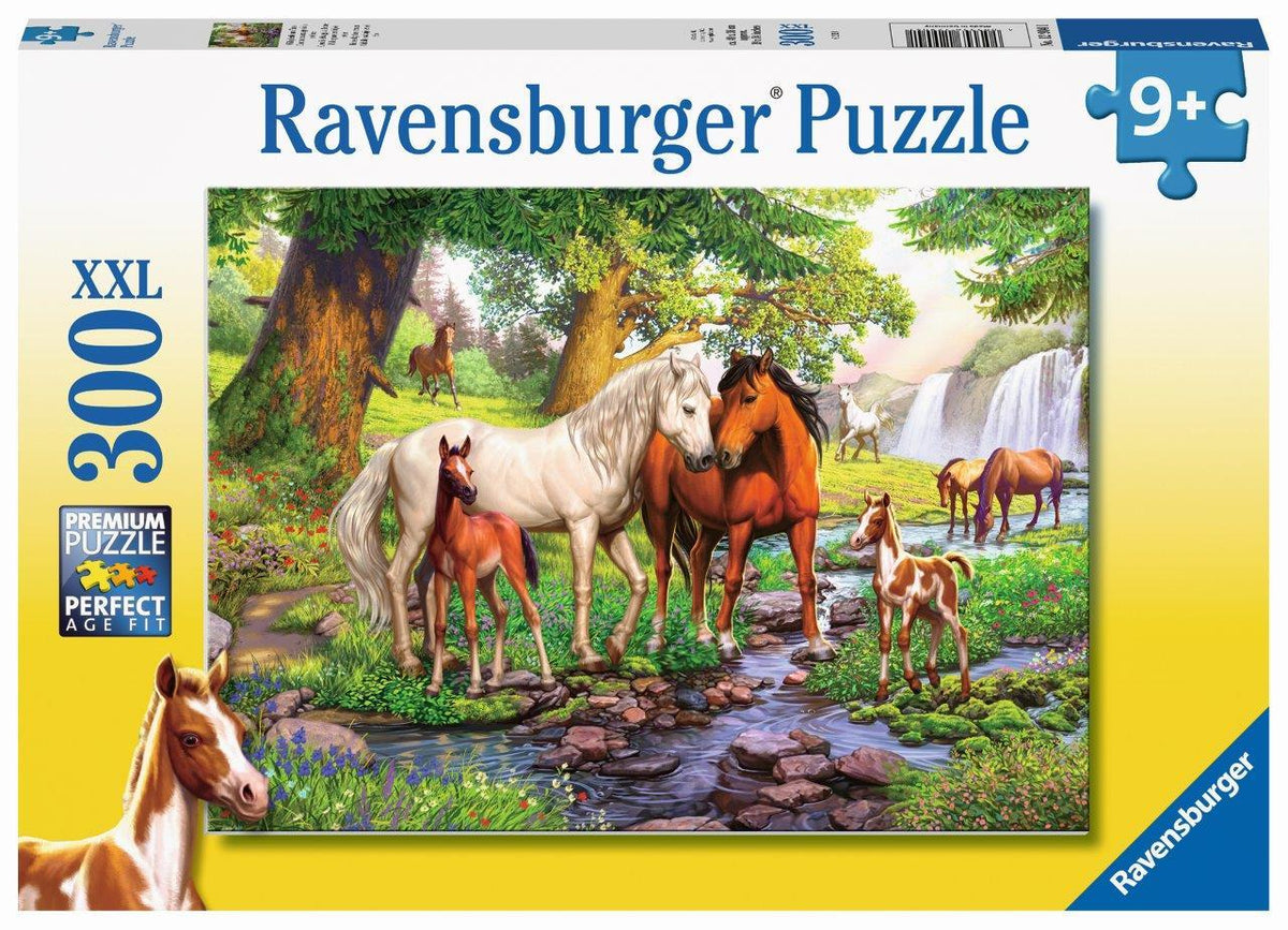 Horses by the stream Puzzle 300pc (Ravensburger Puzzle)