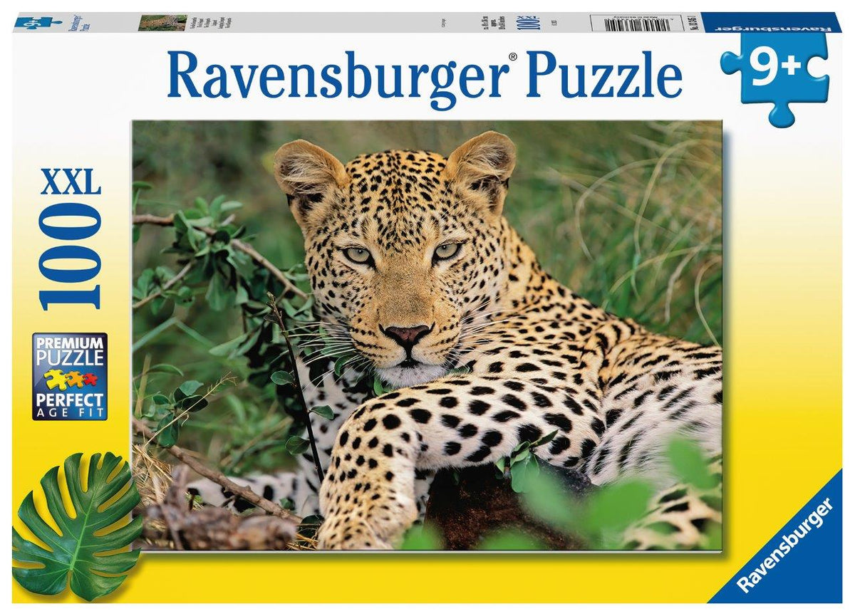 Lounging Leopard 100pc (Ravensburger Puzzle)