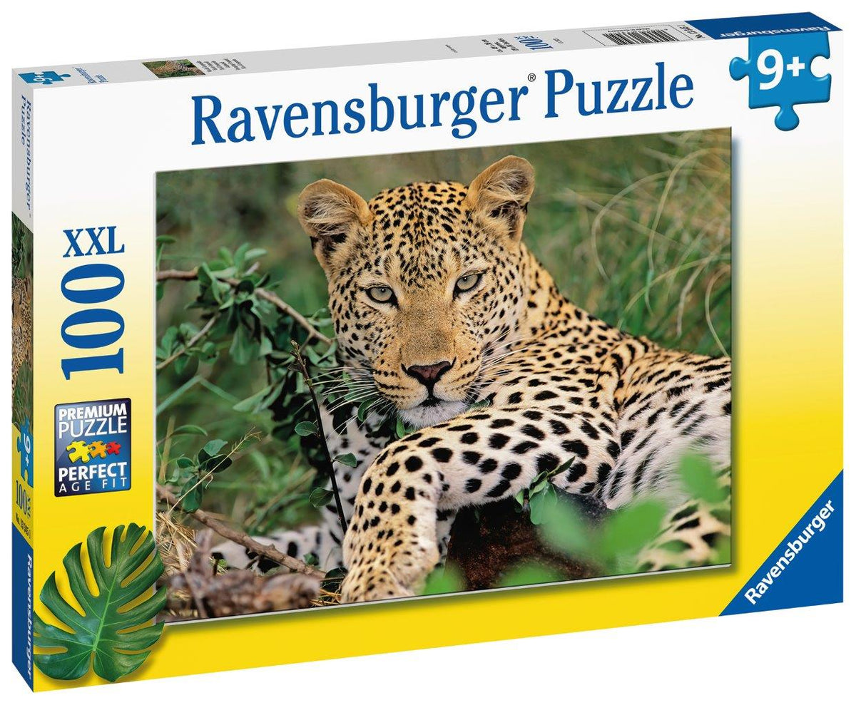 Lounging Leopard 100pc (Ravensburger Puzzle)