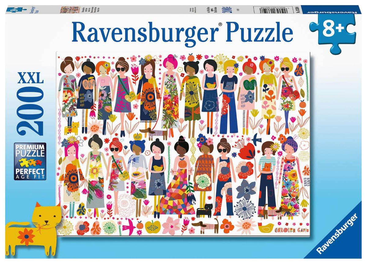 Flowers and Friends 200pc (Ravensburger Puzzle)