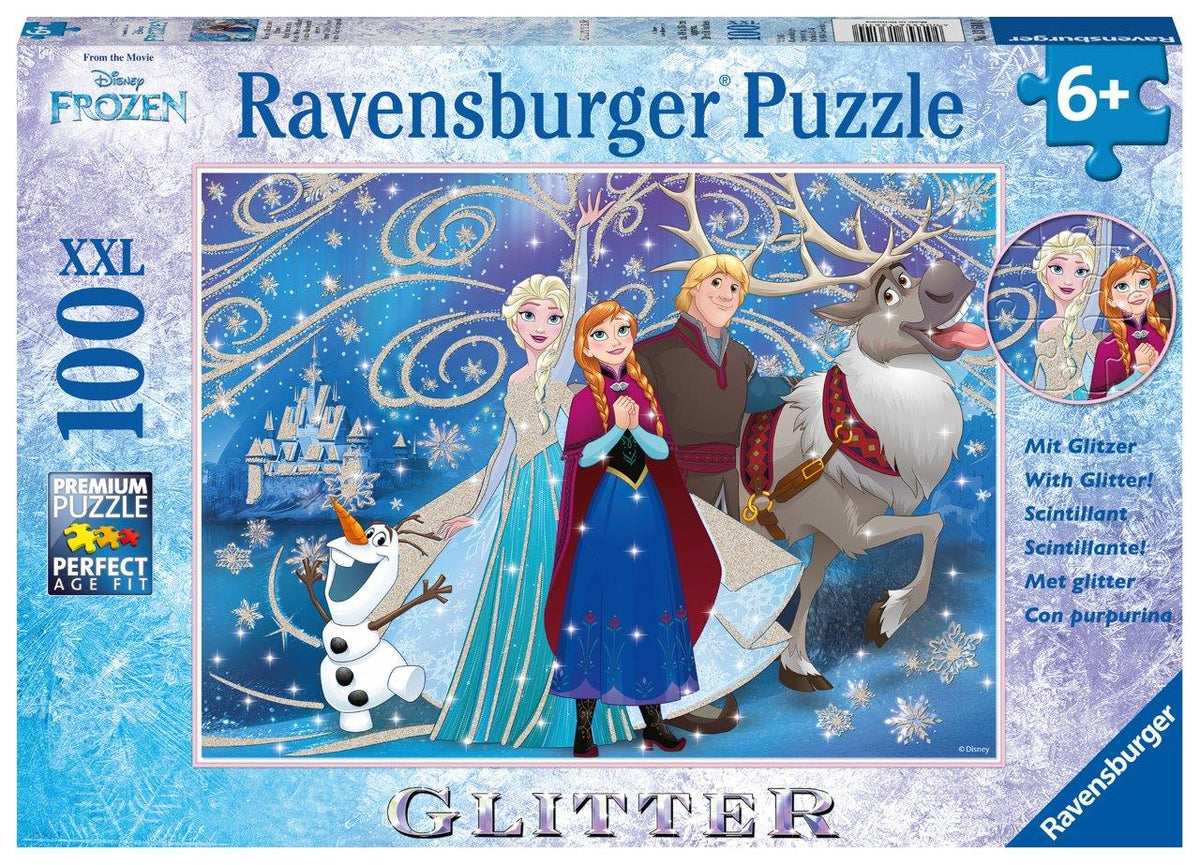 Disney Frozen Glittery Snow 100pc (Ravensburger Puzzle)