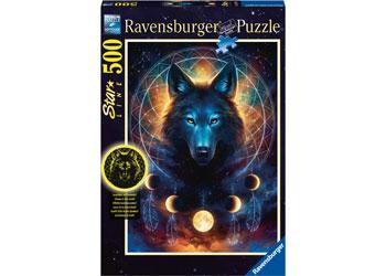 Lunar Wolf Puzzle 500pc (Ravensburger Puzzle)