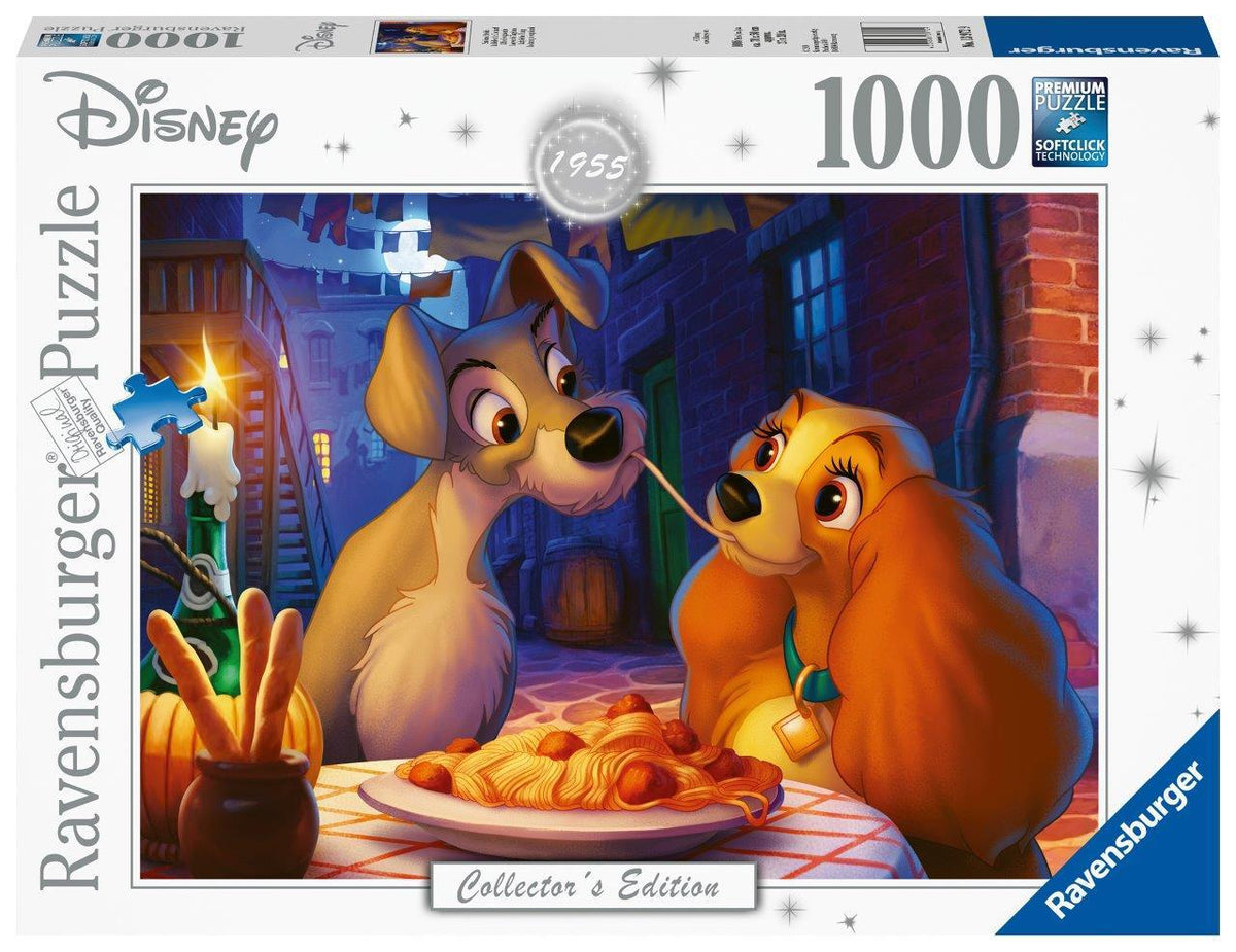 Disney Moments 1955 Lady and Tramp 1000pc (Ravensburger Puzzle)