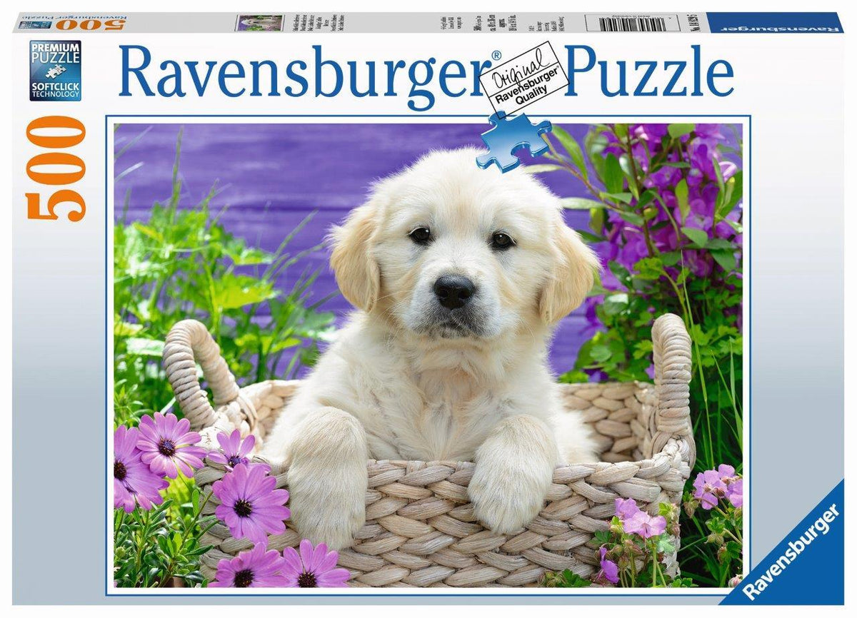 Sweet Golden Retriever Puzzle 500pc (Ravensburger Puzzle)