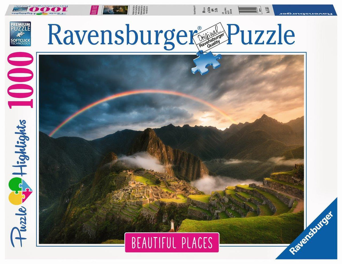 Rainbow Over Machu Picchu Peru 1000pc (Ravensburger Puzzle)