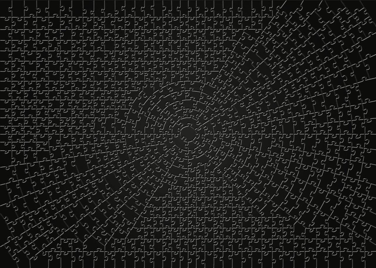 KRYPT Black Spiral 736pc (Ravensburger Puzzle)