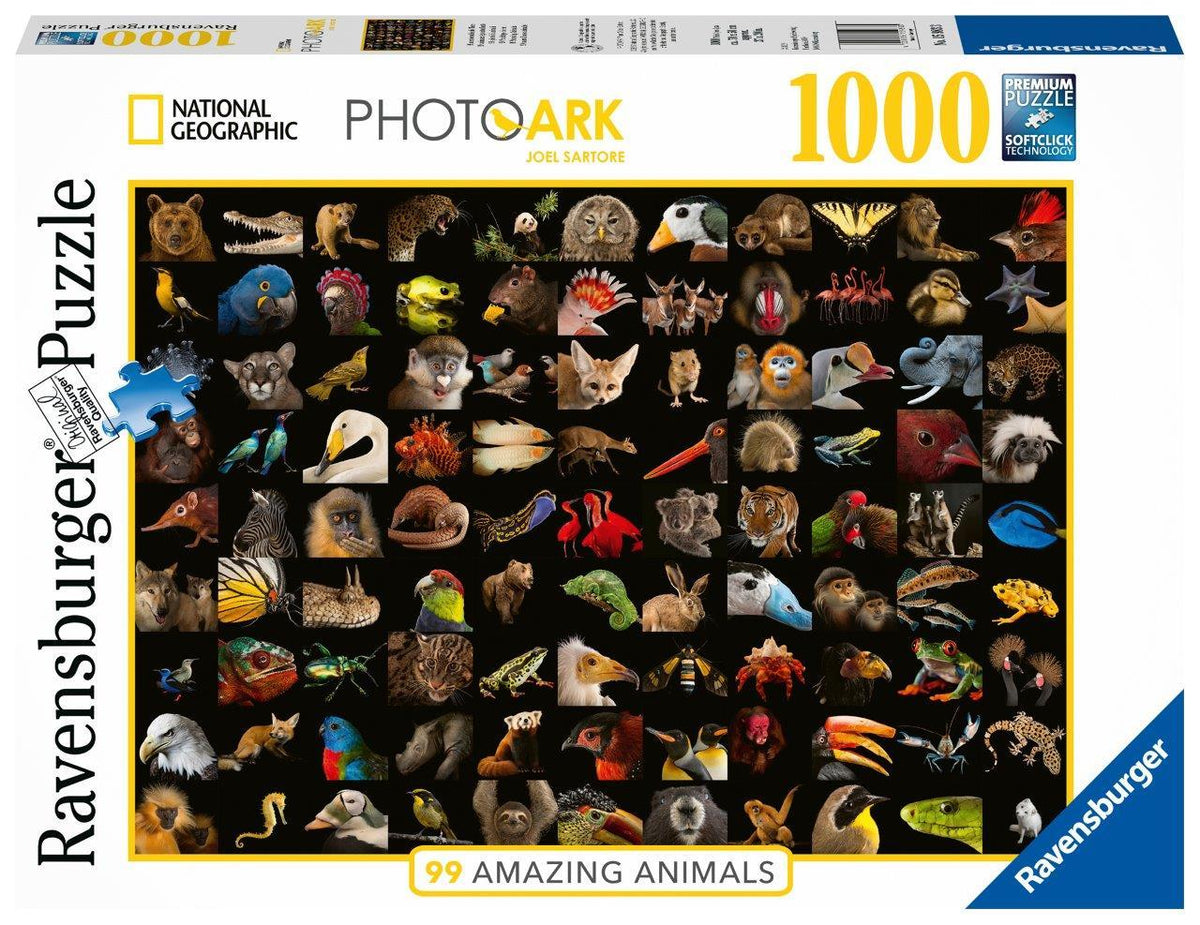 99 Stunning Animals Puzzle 1000pc (Ravensburger Puzzle)