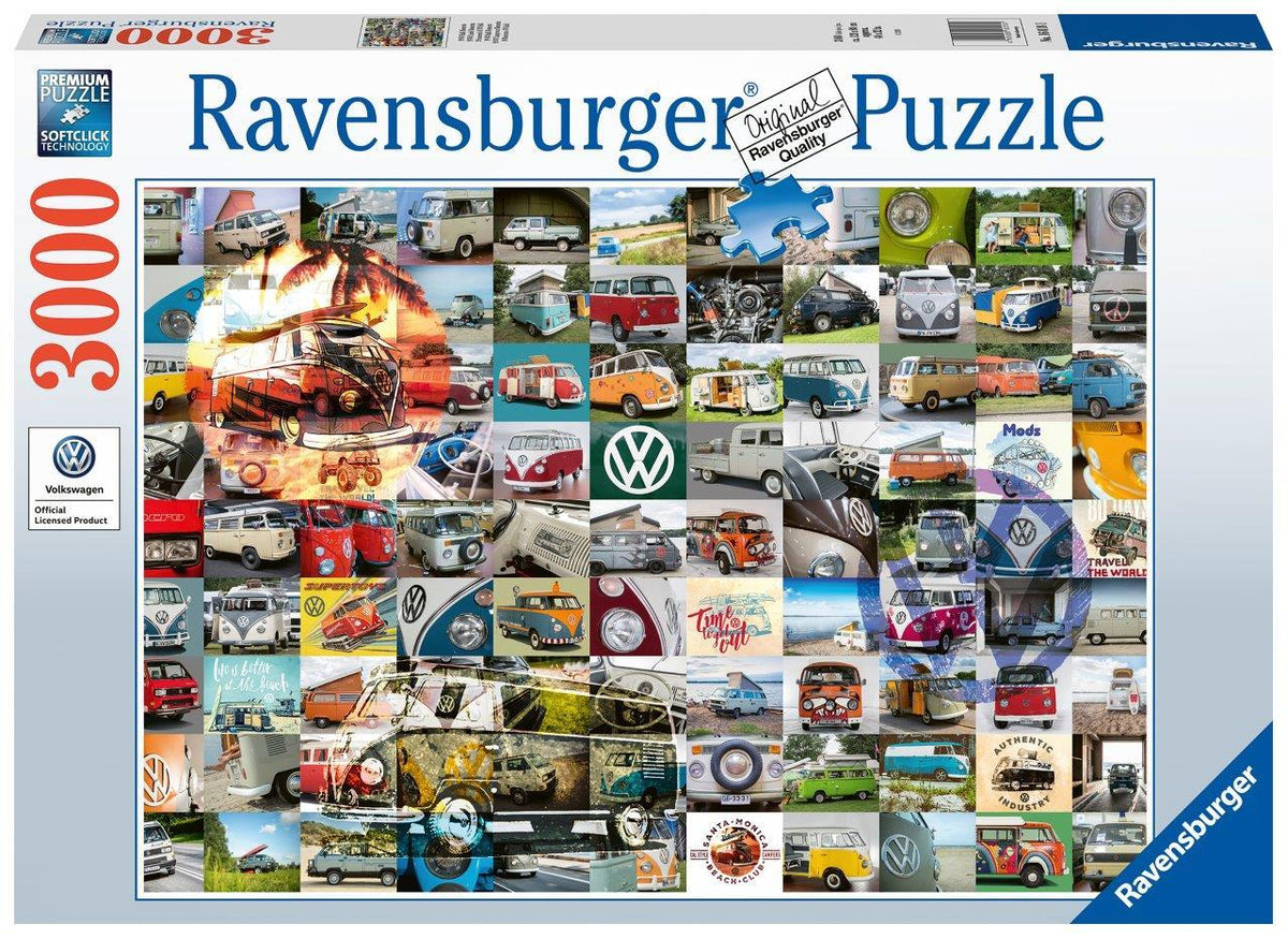 99 VW Bulli Moments 3000pc (Ravensburger Puzzle)