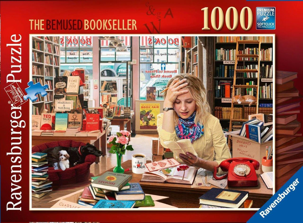 The Bemused Bookseller 1000pc (Ravensburger Puzzle)
