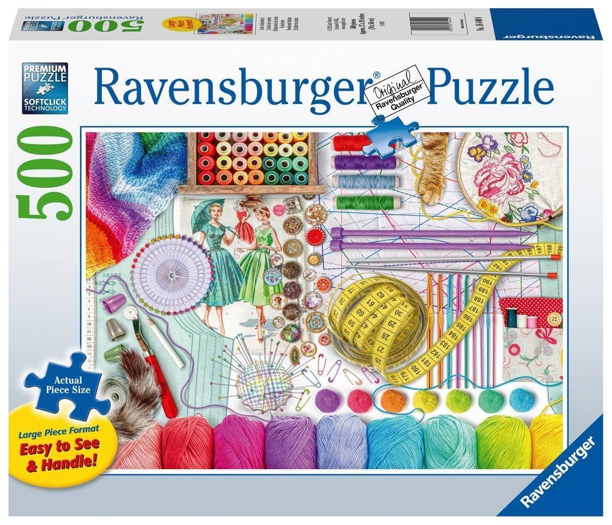Needlework Station 500pcLF (Ravensburger Puzzle)