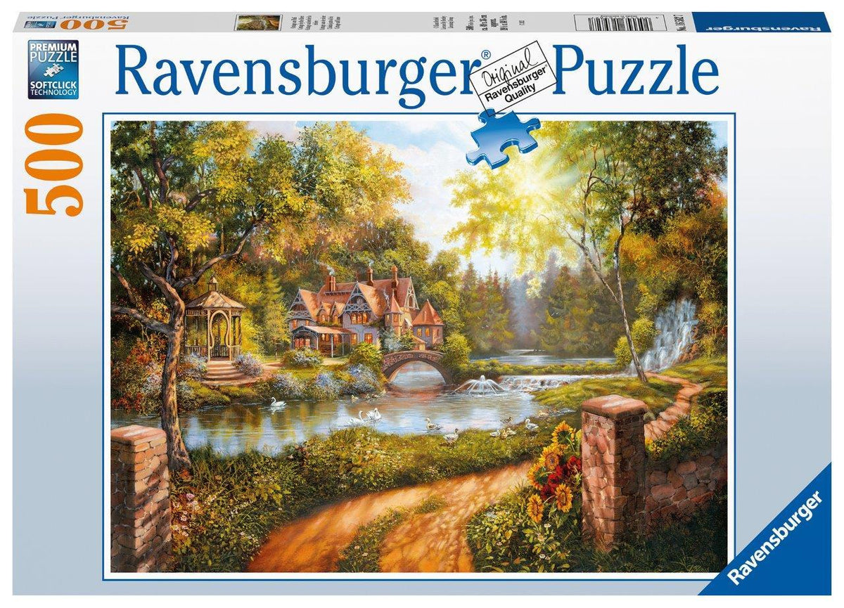Cottage by the River 500pc (Ravensburger Puzzle)