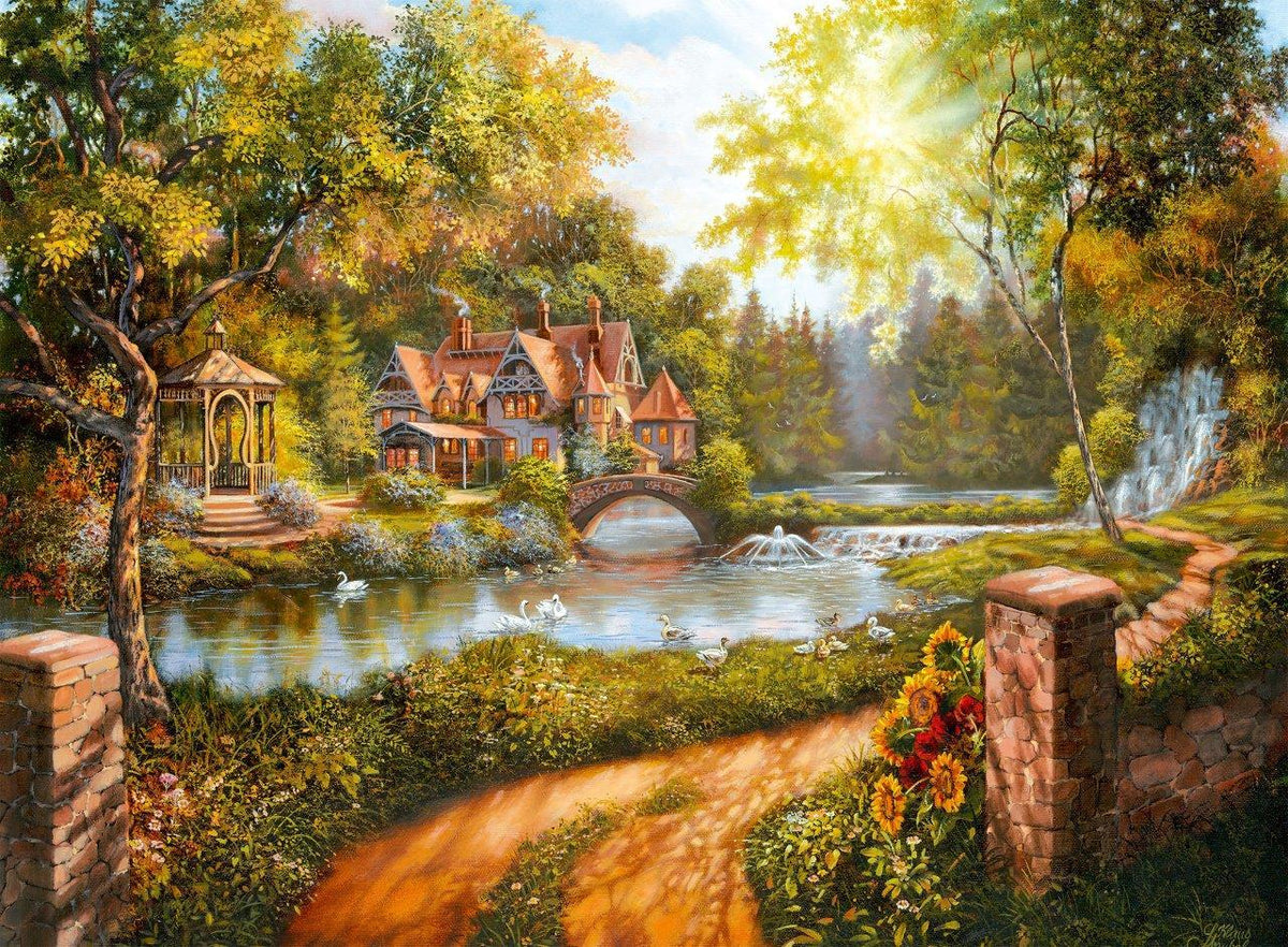 Cottage by the River 500pc (Ravensburger Puzzle)